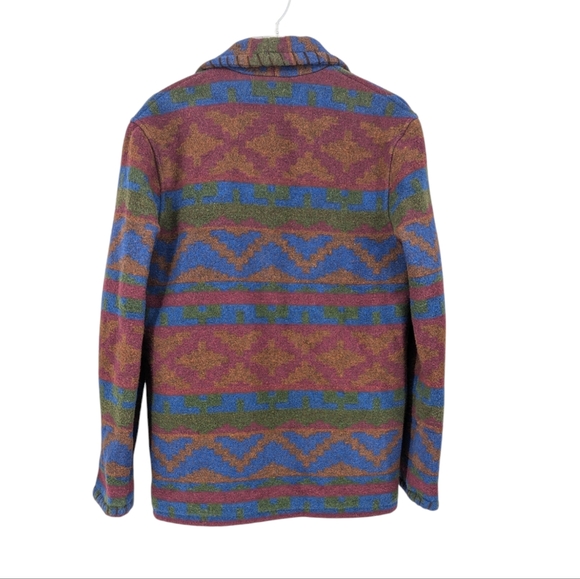 Vintage Breeches Wool Aztec Tie Front Western Jacket Made in USA Size Small - Picture 2 of 6